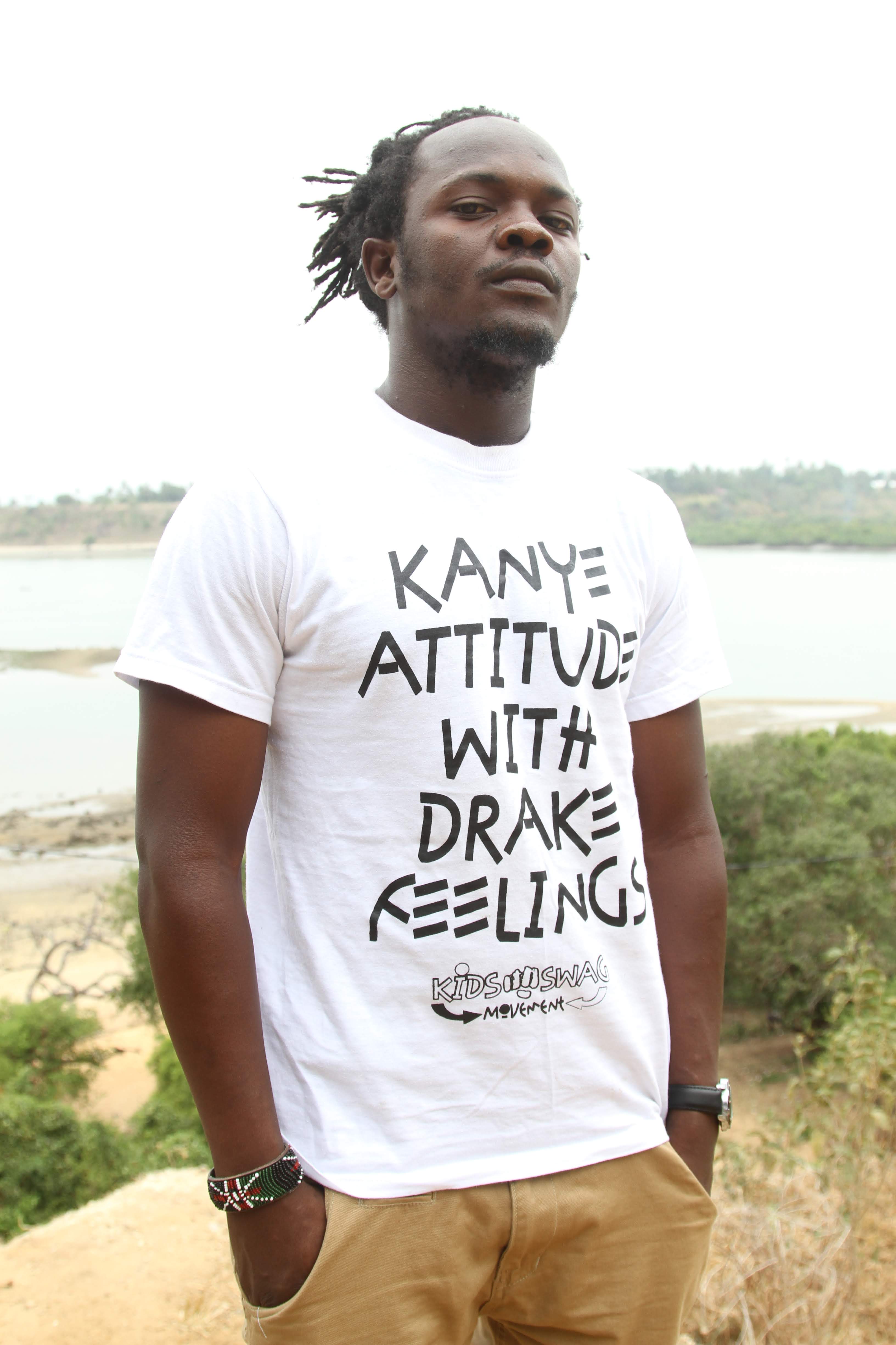 Kanye Attitude White Tee