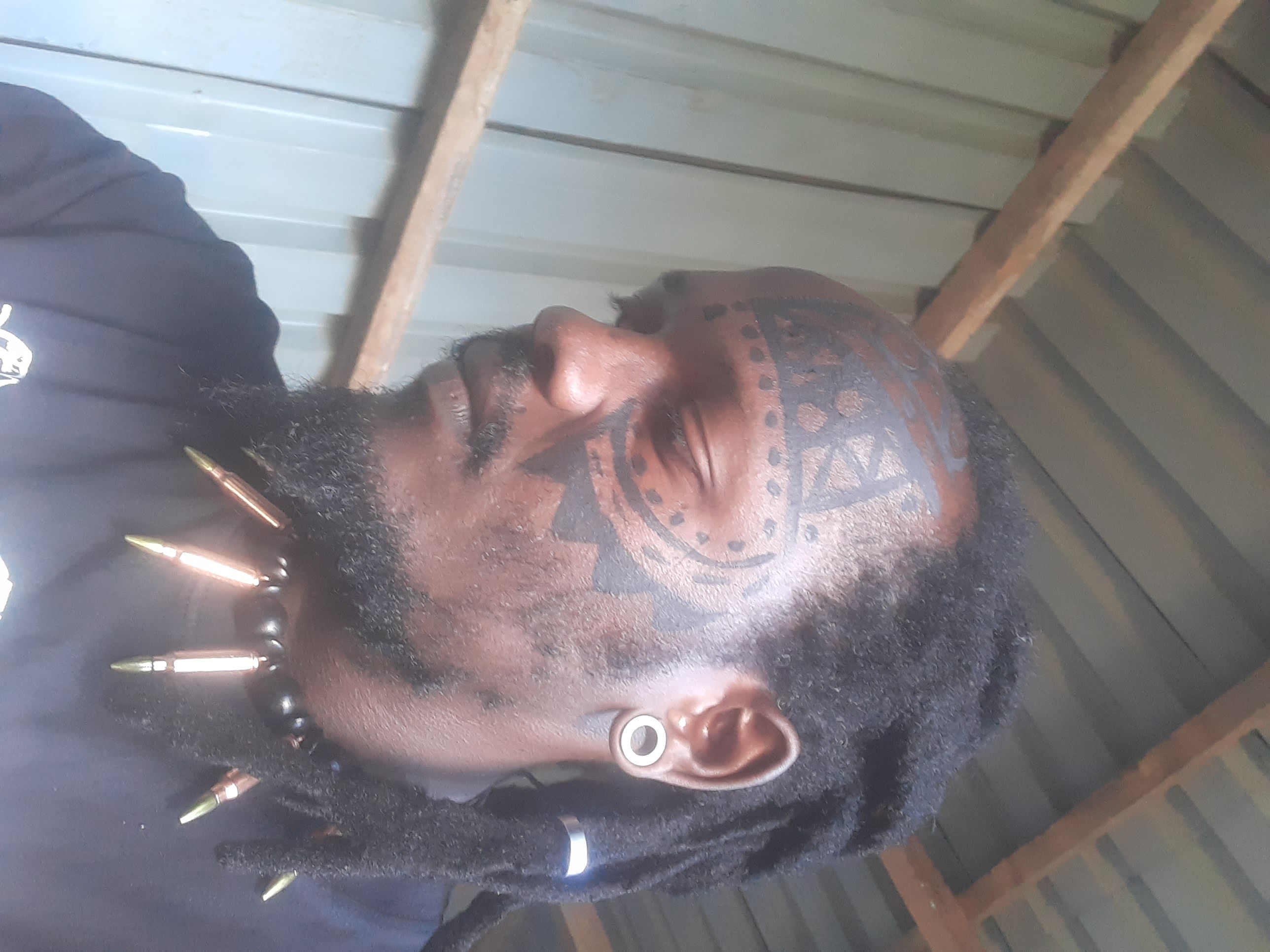 G Hunter Face Tattoo Portrait