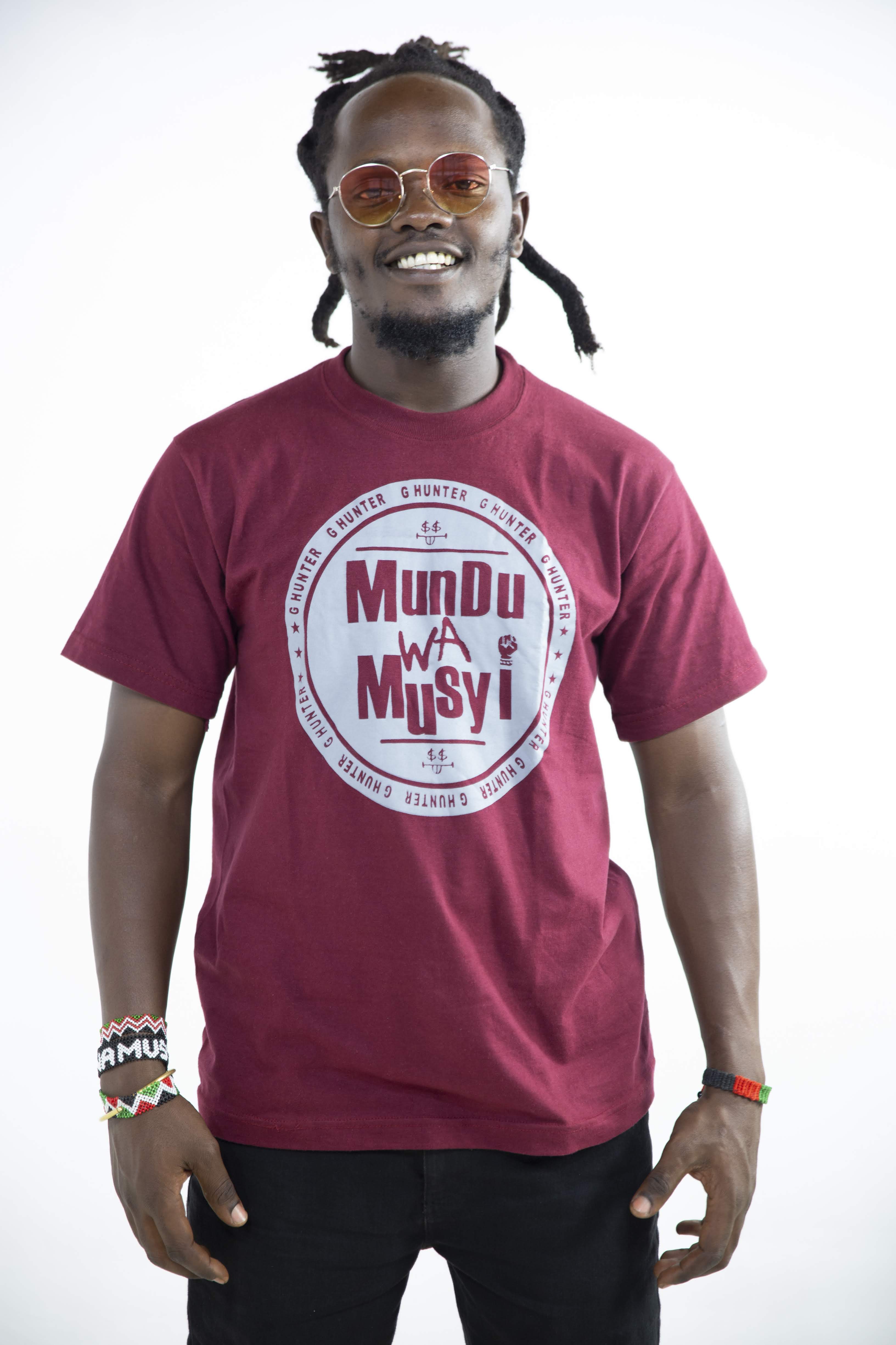 Mundu Wa Musyi Maroon Logo Tee — Studio