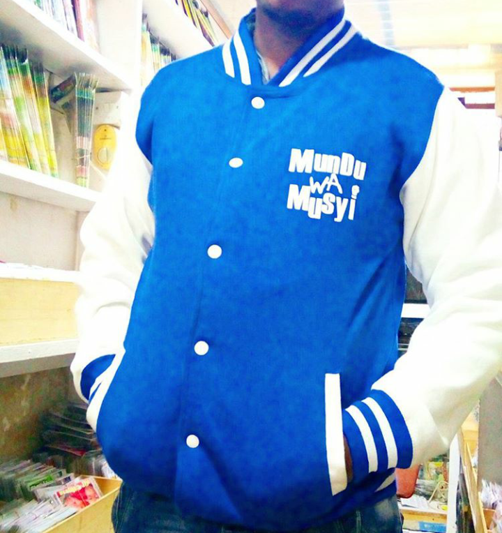 Mundu Wa Musyi College Jacket — Blue