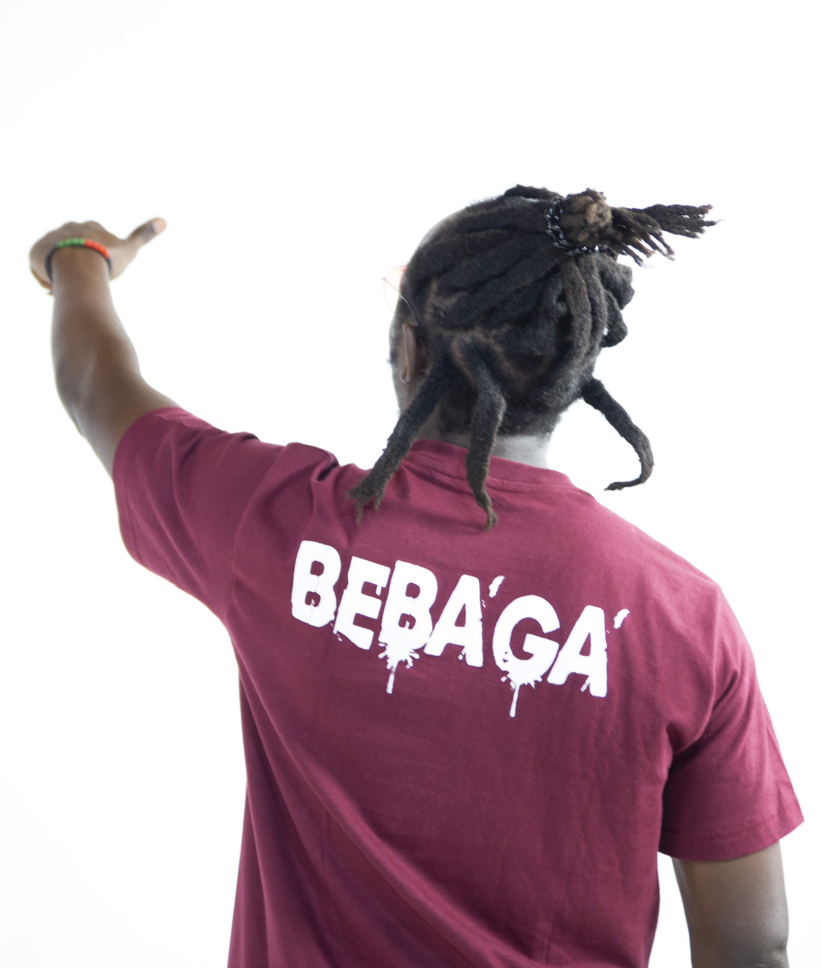 Bebaga Maroon Tee (Back)